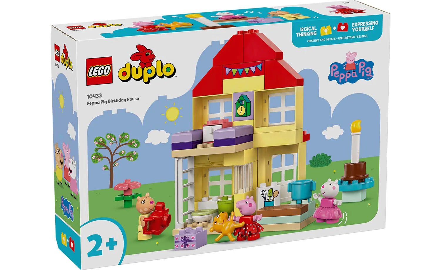 Enhancing problem-solving skills LEGOLEGO® DUPLO® 10433 Peppa Pig Birthday House