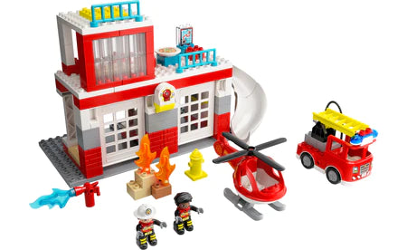 Seamlessly fitting LEGO connectionsLEGO® DUPLO® 10970 Rescue Fire Station & Helicopter Seamlessly fitting LEGO connectionsLEGO® DUPLO® 10970 Rescue Fire Station & Helicopter