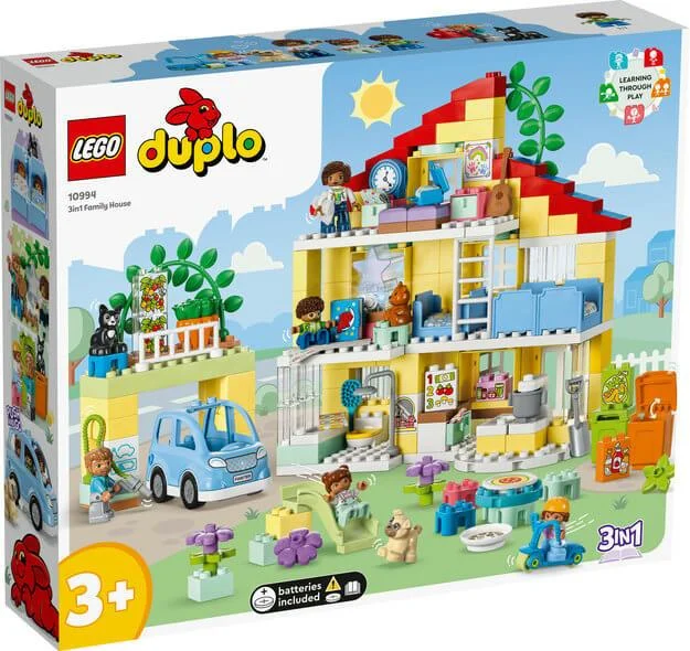 Stimulating and engaging LEGO playLego Duplo 10994 3in1 Family House