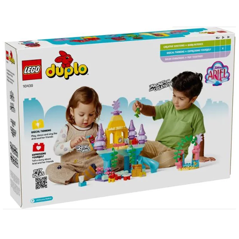 Family-friendly LEGO experiencesLEGO® Duplo Disney Junior Ariel Ariel's Magical Underwater Palace Building Set 10435 Family-friendly LEGO experiencesLEGO® Duplo Disney Junior Ariel Ariel's Magical Underwater Palace Building Set 10435