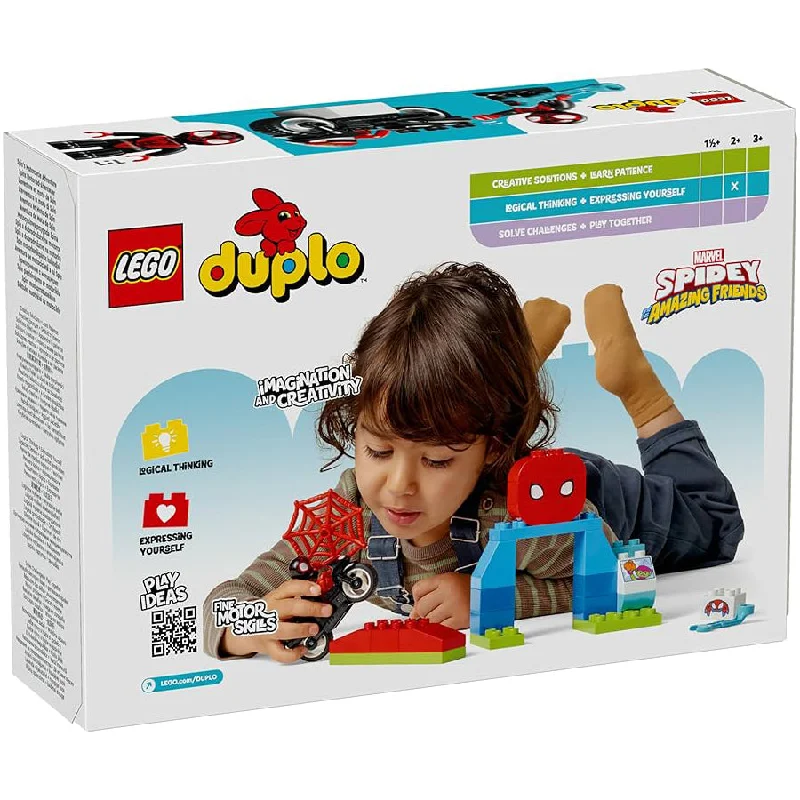 Providing a tactile learning experience LEGOLEGO® Duplo Marvel Spidey Spin's Motorcycle Adventure Building Set 10424 Providing a tactile learning experience LEGOLEGO® Duplo Marvel Spidey Spin's Motorcycle Adventure Building Set 10424