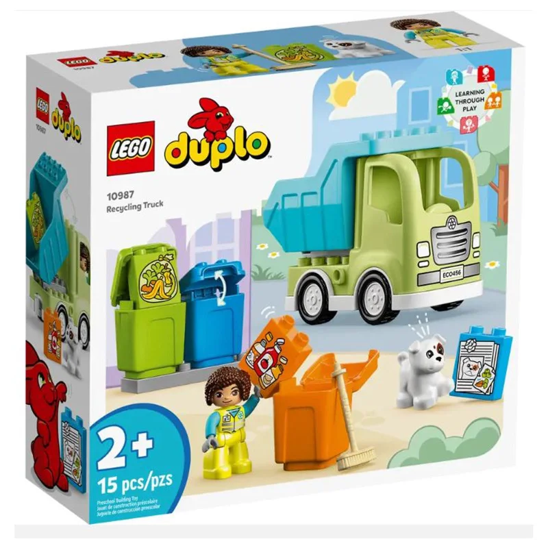 Skill-building LEGO activitiesLEGO® Duplo Recycling Truck Building Set 10987