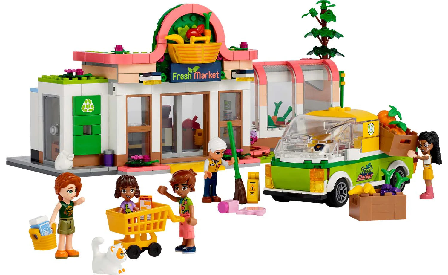 Providing a tactile learning experience LEGOLEGO® Friends 41729 Organic Grocery Store