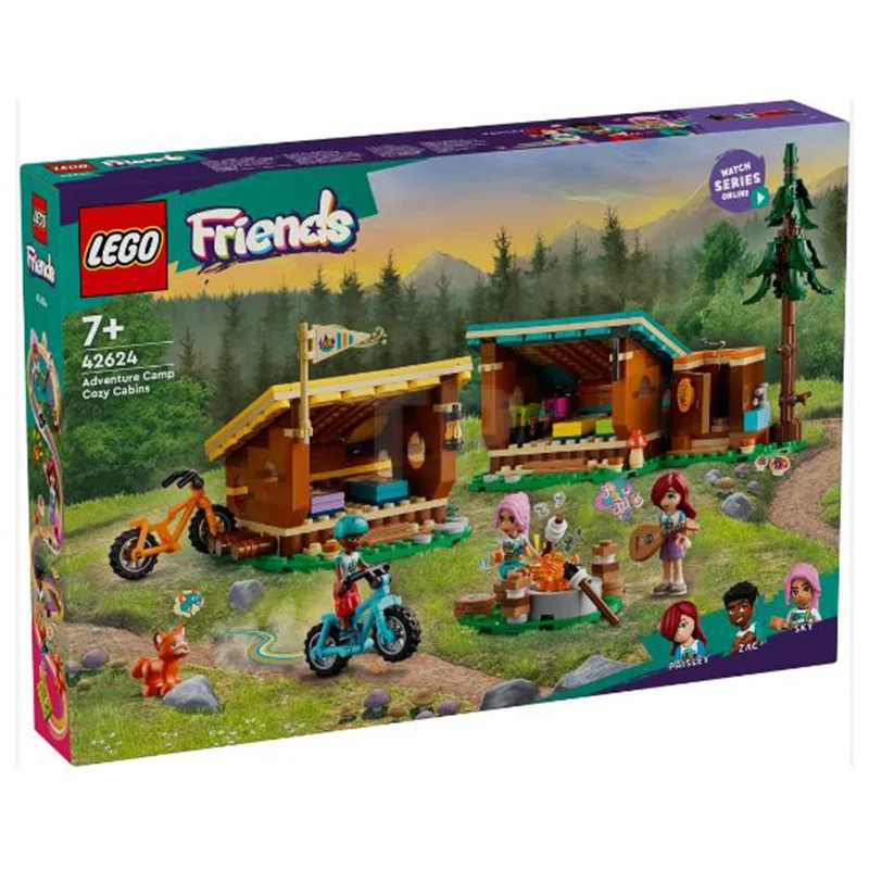 Encouraging exploration and discovery LEGOLEGO® Friends Adventure Camp Cozy Cabins Building Set 42624 Encouraging exploration and discovery LEGOLEGO® Friends Adventure Camp Cozy Cabins Building Set 42624