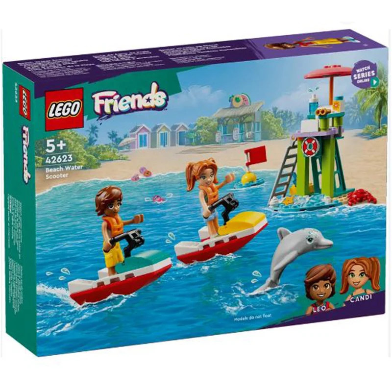 Seamlessly fitting LEGO connectionsLEGO® Friends Beach Water Scooter Building Set 42623 Seamlessly fitting LEGO connectionsLEGO® Friends Beach Water Scooter Building Set 42623
