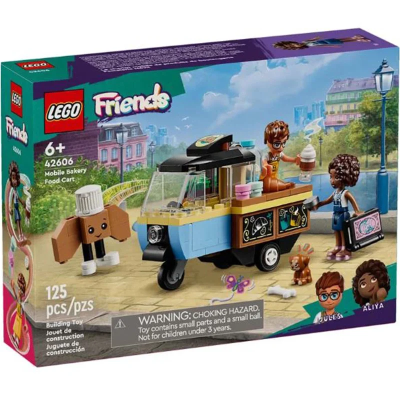Finely detailed LEGO structuresLEGO® Friends Mobile Bakery Food Cart Building Set 42606 Finely detailed LEGO structuresLEGO® Friends Mobile Bakery Food Cart Building Set 42606