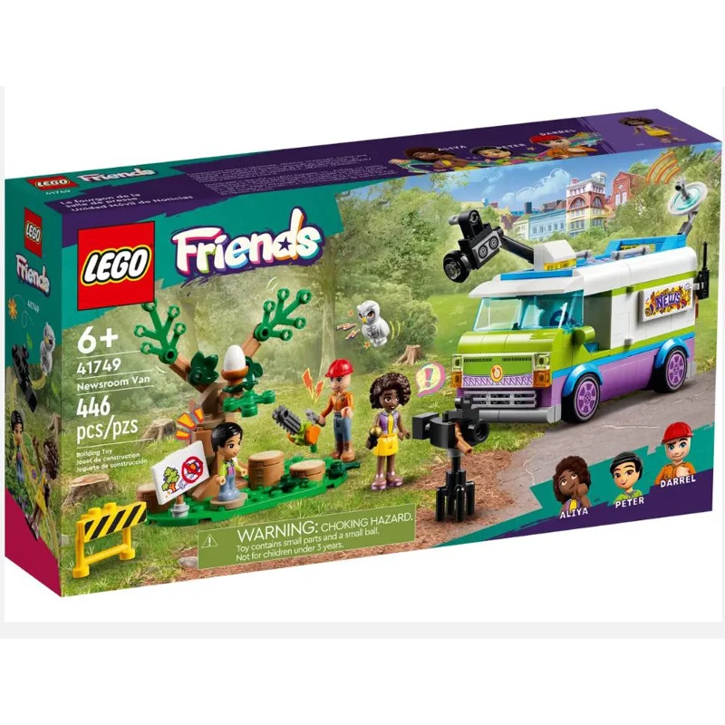 Offering endless joy LEGOLEGO® Friends Newsroom Van Building Set 41749