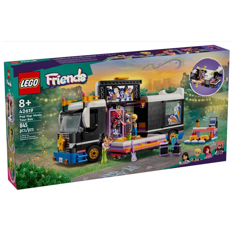 Collectible and valuable LEGO itemsLEGO® Friends Pop Star Music Tour Bus Building Set 42619