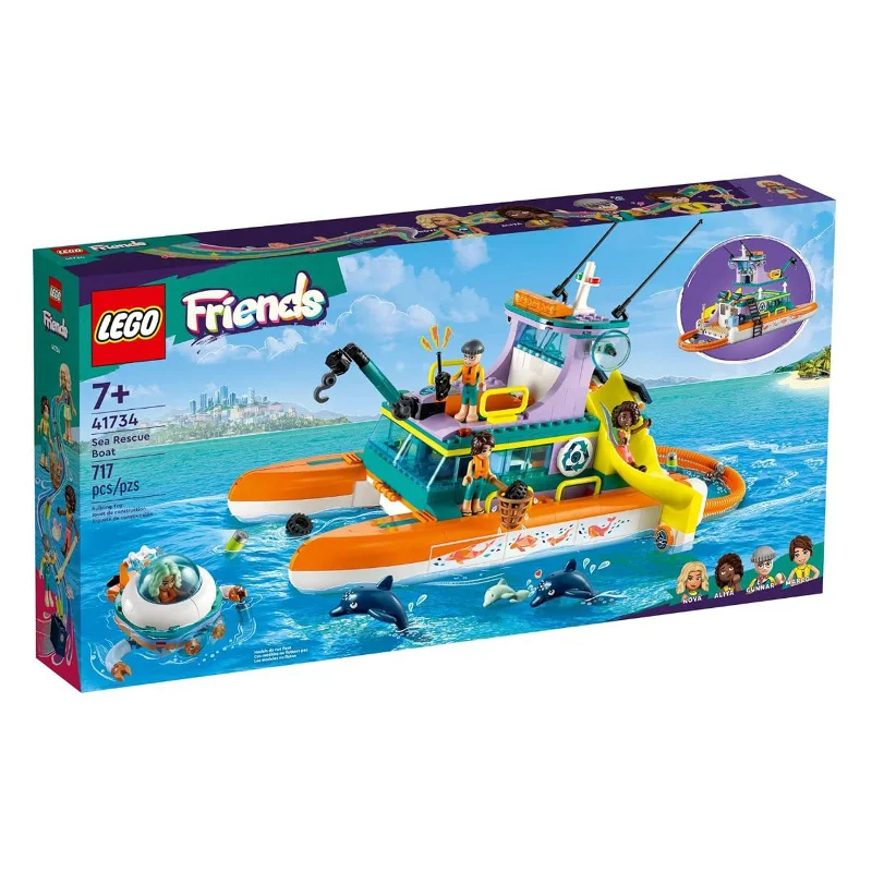Offering hours of entertainment LEGOLEGO® Friends Sea Rescue Boat Building Set 41734