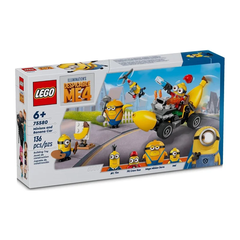 Offering a sense of nostalgia LEGOLEGO® Illumination's Despicable Me 4 Minions And Banana Car Building Set 75580 Offering a sense of nostalgia LEGOLEGO® Illumination's Despicable Me 4 Minions And Banana Car Building Set 75580