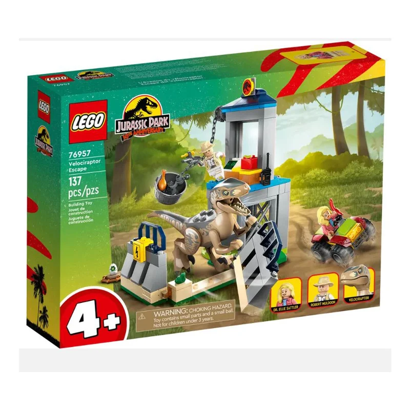 Encouraging exploration and discovery LEGOLEGO® Jurassic Park 90th Anniversary Velociraptor Escape Building Set 76957 Encouraging exploration and discovery LEGOLEGO® Jurassic Park 90th Anniversary Velociraptor Escape Building Set 76957