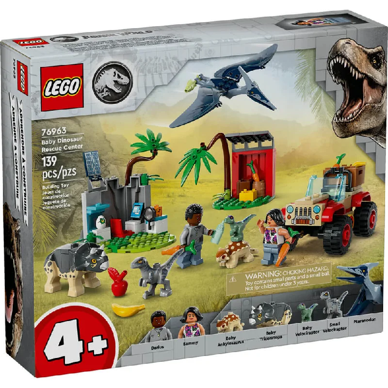 Iconic and recognizable LEGO charactersLEGO® Jurassic World Baby Dinosaur Rescue Center 76963 Iconic and recognizable LEGO charactersLEGO® Jurassic World Baby Dinosaur Rescue Center 76963