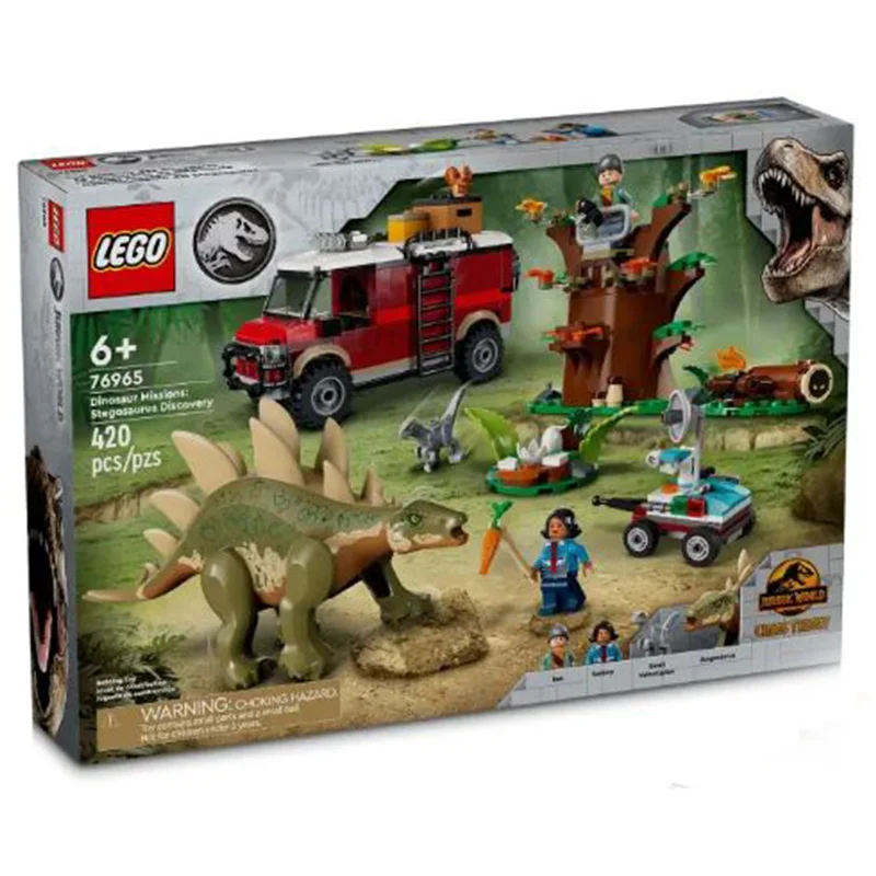 Encouraging imaginative storytelling LEGOLEGO® Jurassic World Chaos Theory Dinosaur Missions Stegosaurus Discovery Building Set 76965 Encouraging imaginative storytelling LEGOLEGO® Jurassic World Chaos Theory Dinosaur Missions Stegosaurus Discovery Building Set 76965