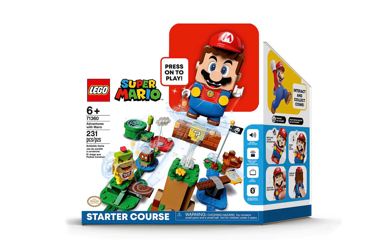 Captivating and enchanting LEGO worldsLEGO® Mario™ 71360 Adventures with Mario Starter Course Captivating and enchanting LEGO worldsLEGO® Mario™ 71360 Adventures with Mario Starter Course