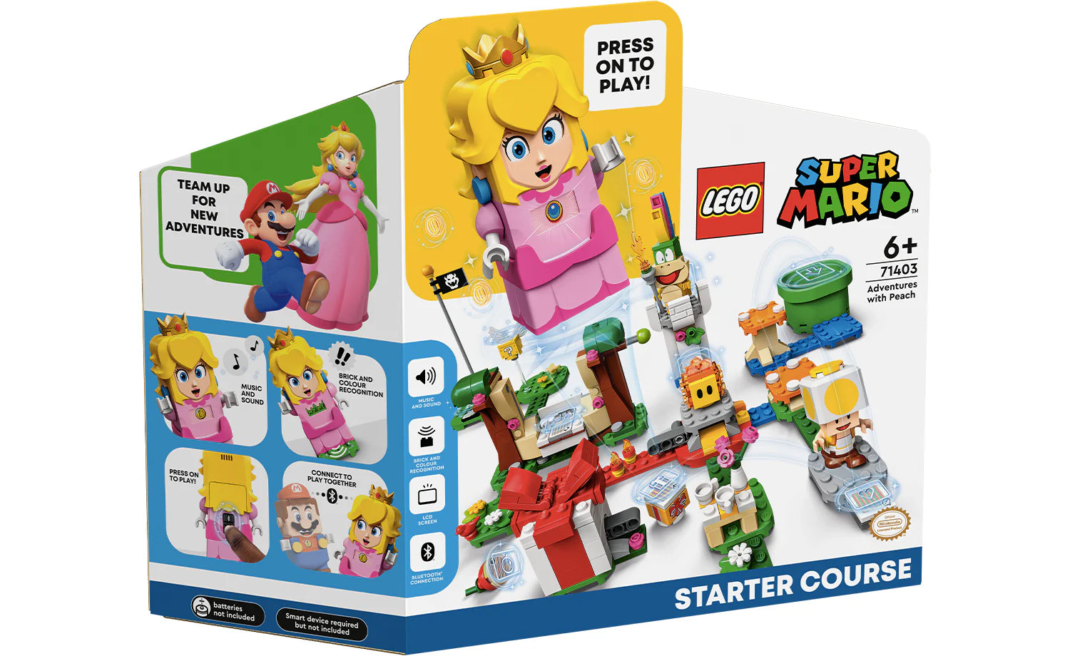 Customizable and personalized LEGO optionsLEGO® Mario™ 71403 Adventures with Peach Starter Course Customizable and personalized LEGO optionsLEGO® Mario™ 71403 Adventures with Peach Starter Course