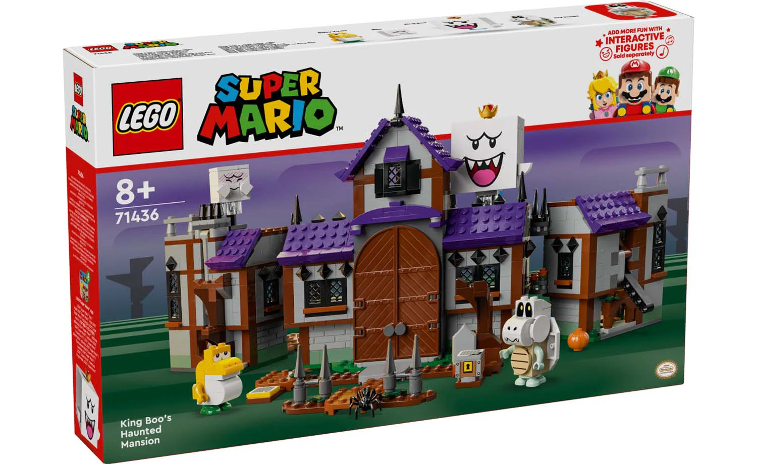 Intricate and intricate LEGO designsLEGO® Mario™ 71436 King Boo's Haunted Mansion