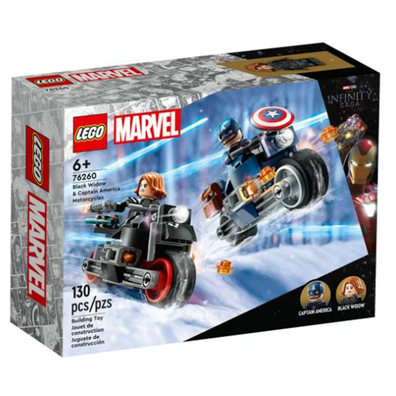Encouraging hand-eye coordination LEGOLEGO® Marvel Black Widow And Captain America Motorcycles Building Set 76260 Encouraging hand-eye coordination LEGOLEGO® Marvel Black Widow And Captain America Motorcycles Building Set 76260
