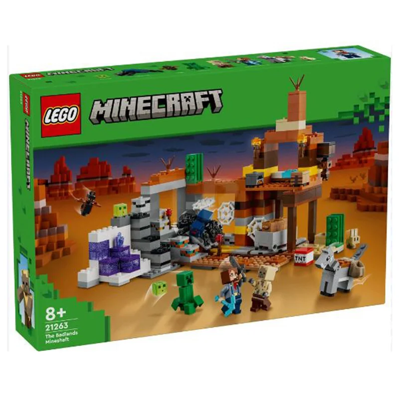 Inspiring creativity and innovation LEGOLEGO® Minecraft The Badlands Mineshaft Building Set 21263 Inspiring creativity and innovation LEGOLEGO® Minecraft The Badlands Mineshaft Building Set 21263