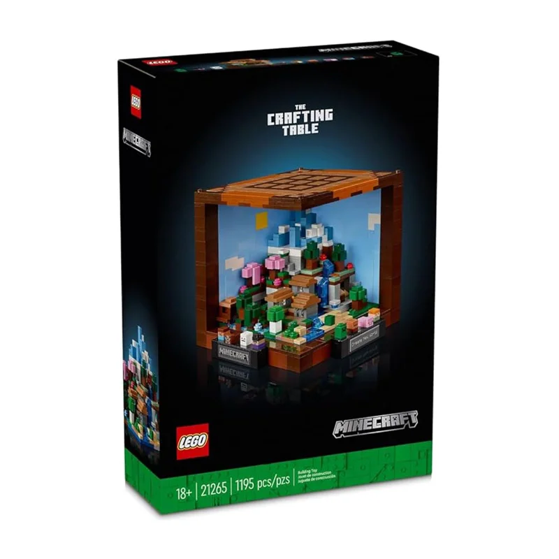 Seamlessly fitting LEGO connectionsLEGO® Minecraft The Crafting Table Building Set 21265
