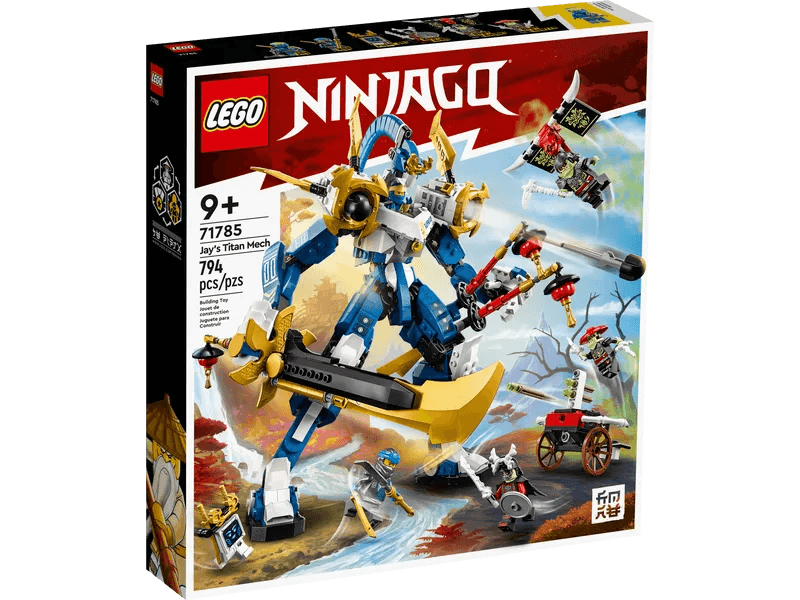 Stimulating and engaging LEGO playLEGO NINJAGO 71785 Jay's Titan Mech