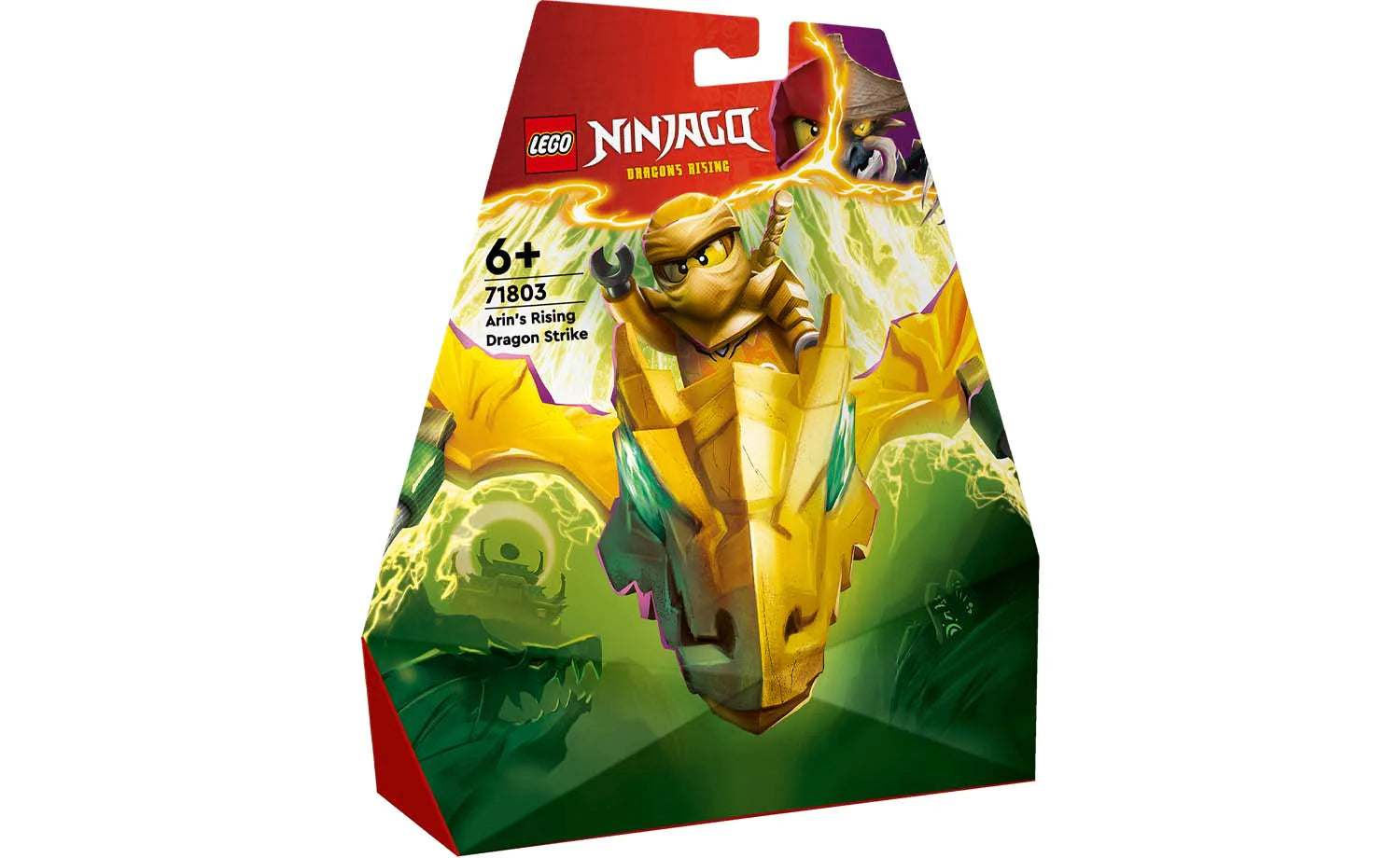Beautifully crafted LEGO sculpturesLEGO® NINJAGO™ 71803 Arin's Rising Dragon Strike