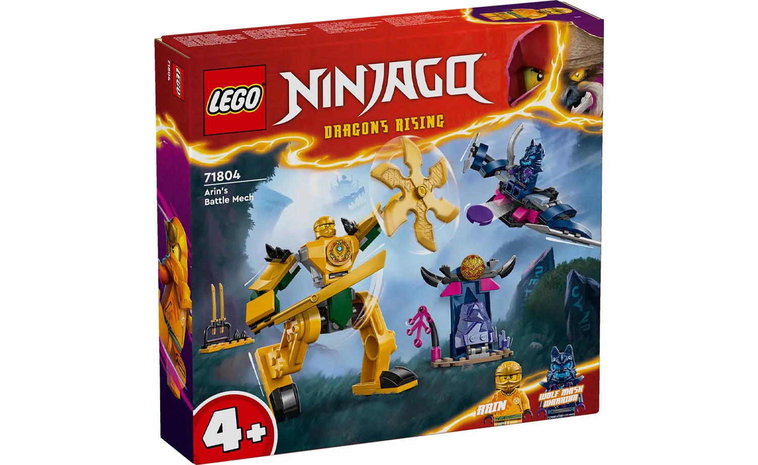Inspiring problem-solving LEGO challengesLEGO® NINJAGO™ 71804 Arin's Battle Mech