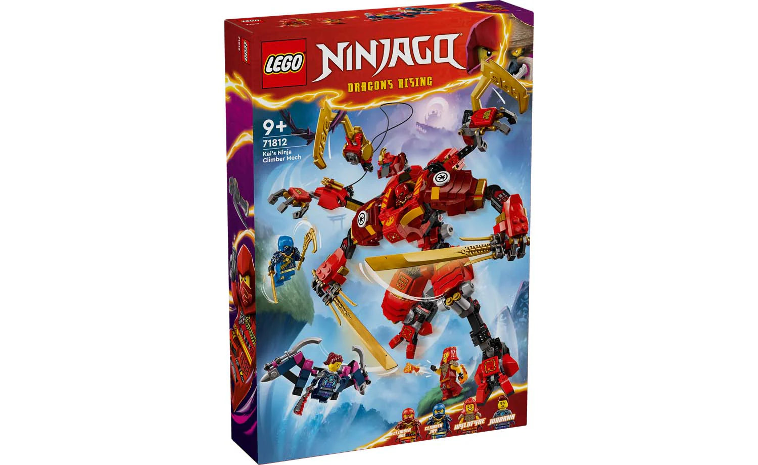 Timeless and classic LEGO toysLEGO® NINJAGO™ 71812 Kai's Ninja Climber Mech