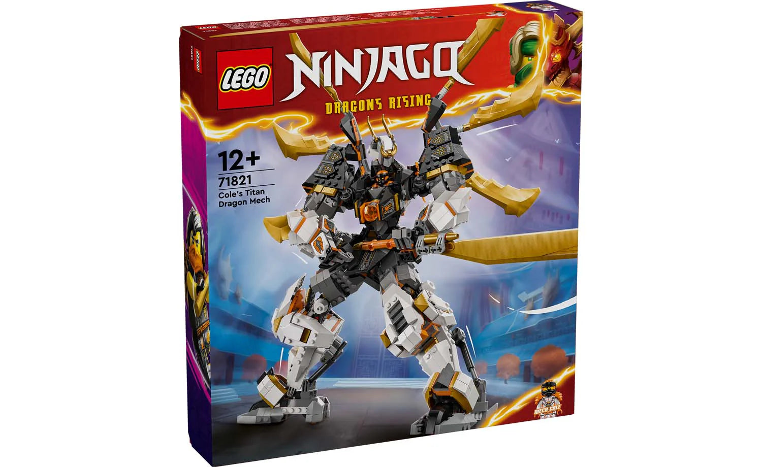 Age-appropriate LEGO toysLEGO® NINJAGO™ 71821 Cole's Titan Dragon Mech