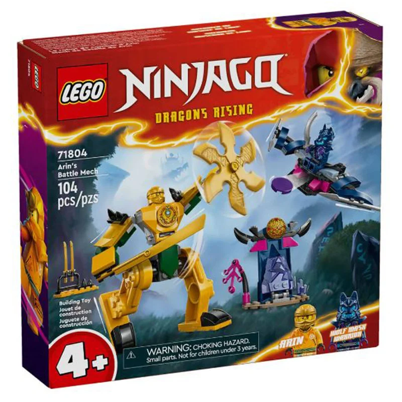 Providing a tactile learning experience LEGOLEGO® Ninjago Dragon's Rising Arin's Battle Mech Building Set 71804