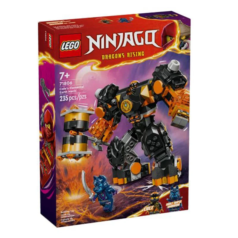Collectible and valuable LEGO itemsLEGO® Ninjago Dragon's Rising Cole's Elemental Earth Mech Building Set 71806 Collectible and valuable LEGO itemsLEGO® Ninjago Dragon's Rising Cole's Elemental Earth Mech Building Set 71806