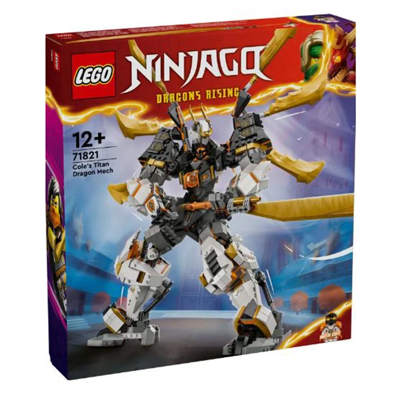 Fun-filled LEGO adventuresLEGO® Ninjago Dragons Rising Cole's Titan Dragon Mech Building Set 71821 Fun-filled LEGO adventuresLEGO® Ninjago Dragons Rising Cole's Titan Dragon Mech Building Set 71821