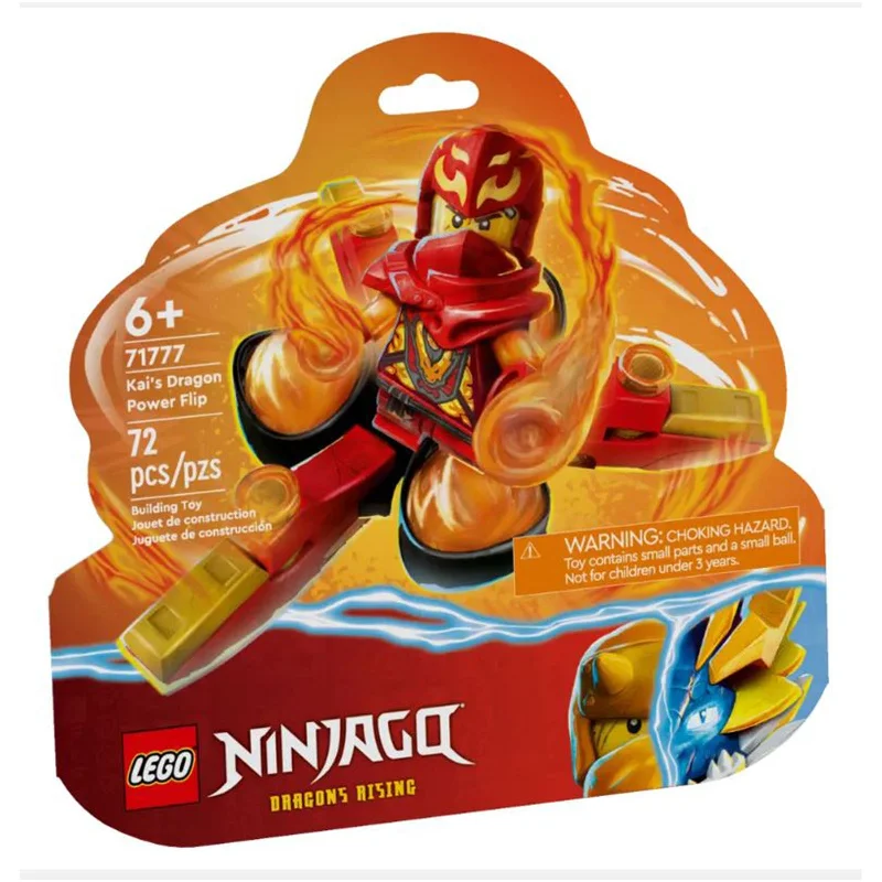 Iconic and recognizable LEGO charactersLEGO® Ninjago Dragons Rising Kai's Dragon Power Flip Building Set 71777 Iconic and recognizable LEGO charactersLEGO® Ninjago Dragons Rising Kai's Dragon Power Flip Building Set 71777