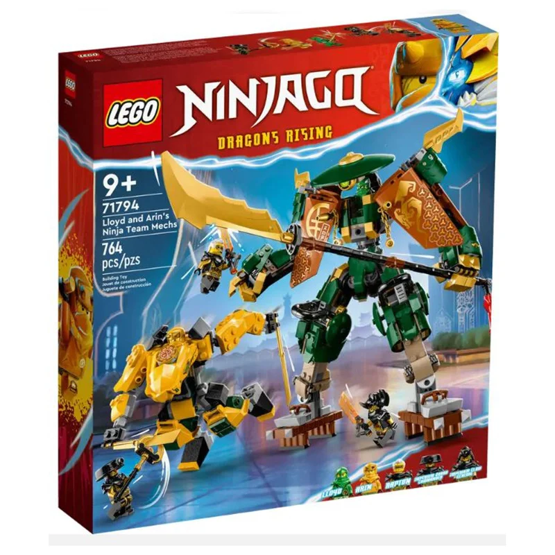 Enhancing cognitive development LEGOLEGO® Ninjago Dragons Rising Lloyd Arin's Ninja Team Mechs Building Set 71794 Enhancing cognitive development LEGOLEGO® Ninjago Dragons Rising Lloyd Arin's Ninja Team Mechs Building Set 71794