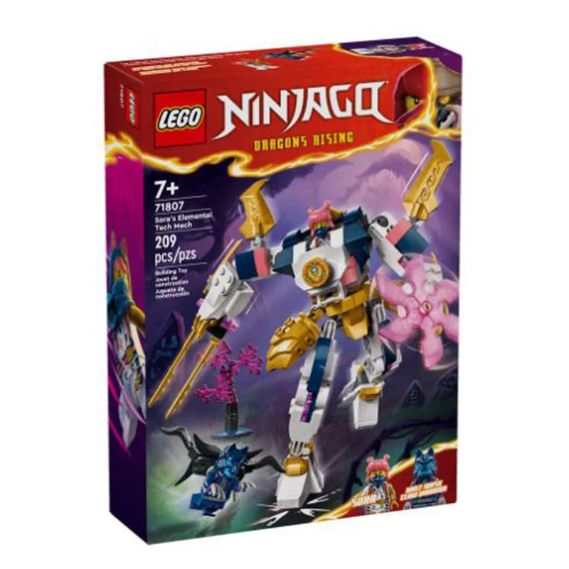 Offering a wide range of themes LEGOLEGO® Ninjago Sora's Elemental Tech Mech Building Set 71807 Offering a wide range of themes LEGOLEGO® Ninjago Sora's Elemental Tech Mech Building Set 71807