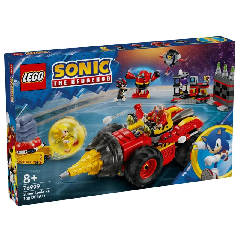 Time-honored LEGO traditionsLEGO® Sonic The Hedgehog Super Sonic VS Egg Drillster Building Set 76999 Time-honored LEGO traditionsLEGO® Sonic The Hedgehog Super Sonic VS Egg Drillster Building Set 76999