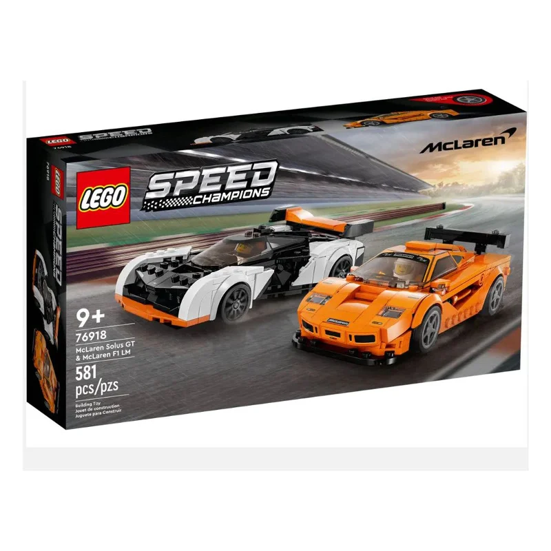 Fun-filled LEGO adventuresLEGO® Speed Champions McLaren Solus GT And McLaren F1 LM Building Set 76918 Fun-filled LEGO adventuresLEGO® Speed Champions McLaren Solus GT And McLaren F1 LM Building Set 76918