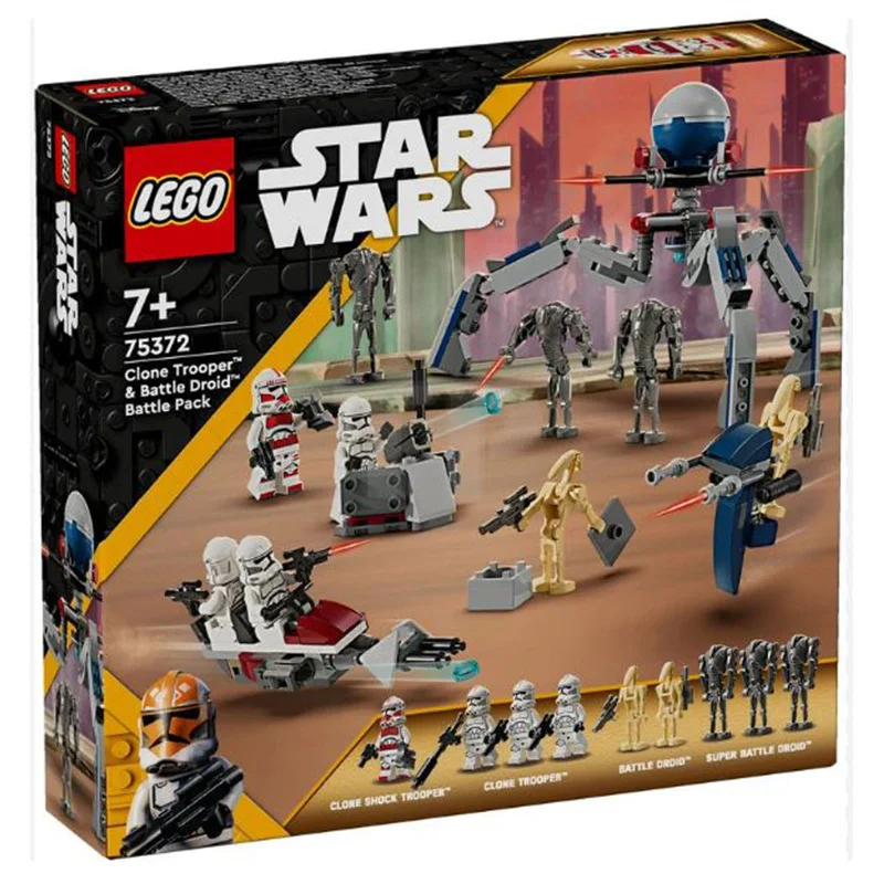 Offering hours of entertainment LEGOLEGO® Star Wars Clone Trooper And Battle Droid Battle Pack Building Set 75372 Offering hours of entertainment LEGOLEGO® Star Wars Clone Trooper And Battle Droid Battle Pack Building Set 75372