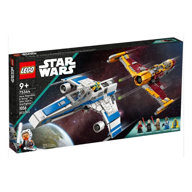Highly adaptable LEGO creationsLEGO® Star Wars New Republic E-Wing Verses Shin Hati's Starfighter Building Set 75364 Highly adaptable LEGO creationsLEGO® Star Wars New Republic E-Wing Verses Shin Hati's Starfighter Building Set 75364