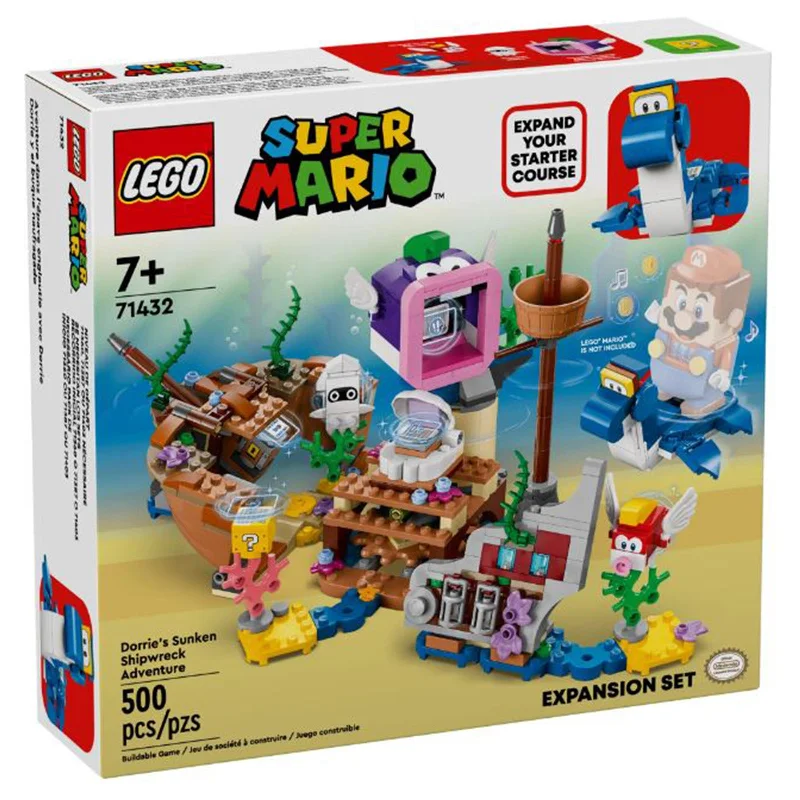 Enhancing cognitive development LEGOLEGO® Super Mario Dorrie's Sunken Shipwreck Adventure Building Set 71432