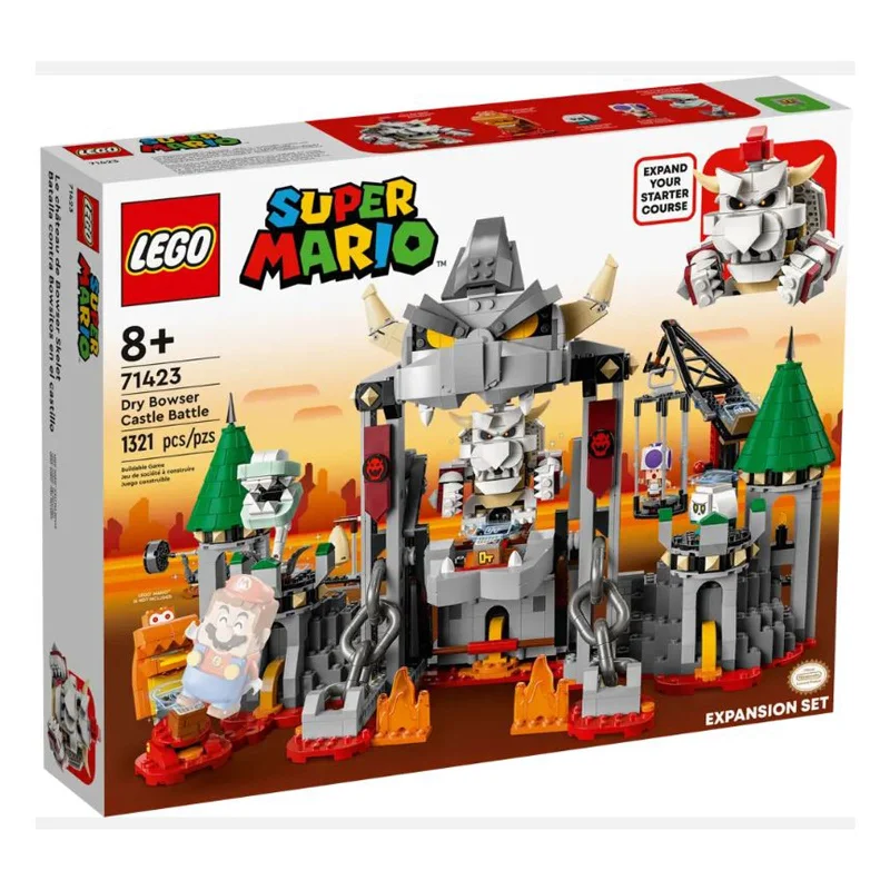 Adorable and charming LEGO charactersLEGO® Super Mario Dry Bowser Castle Battle Building Set 71423 Adorable and charming LEGO charactersLEGO® Super Mario Dry Bowser Castle Battle Building Set 71423