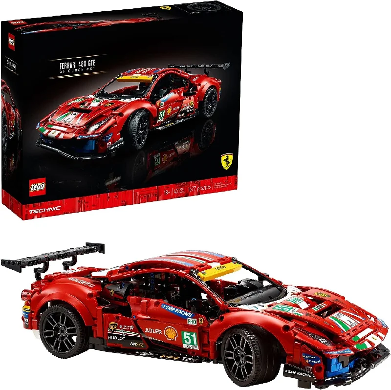 Timeless and classic LEGO toys42125 Technic Ferrari 488 GTE AF Corse #51 LEGO