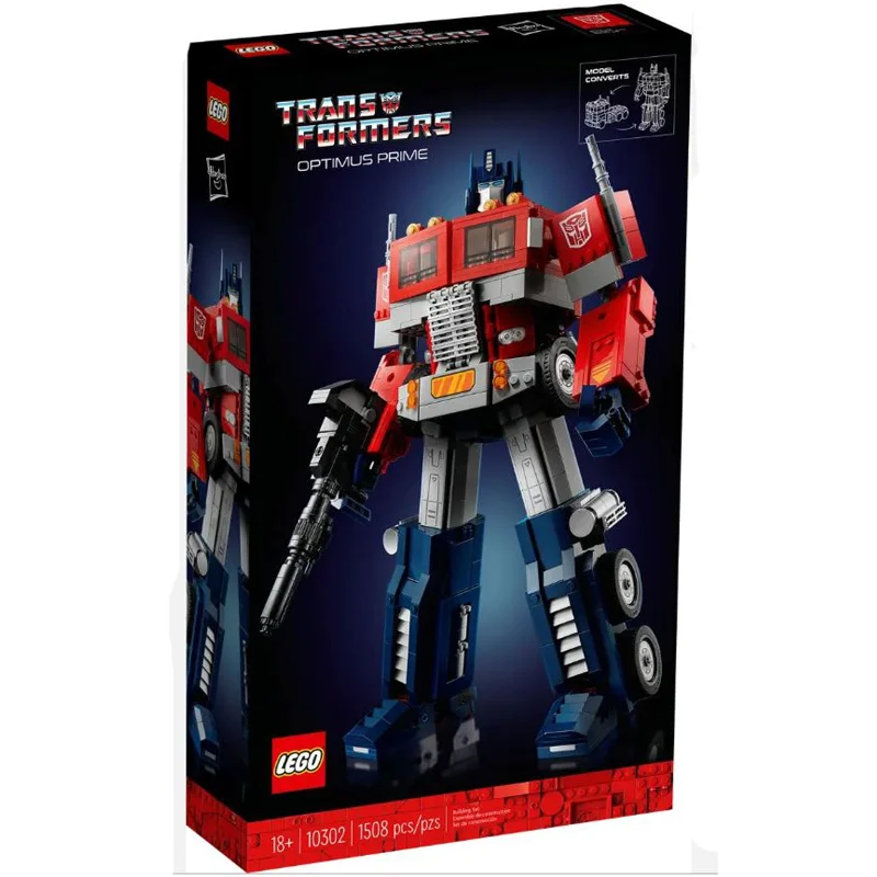 Finely detailed LEGO structuresLEGO® Transformers Optimus Prime Building Set 10302