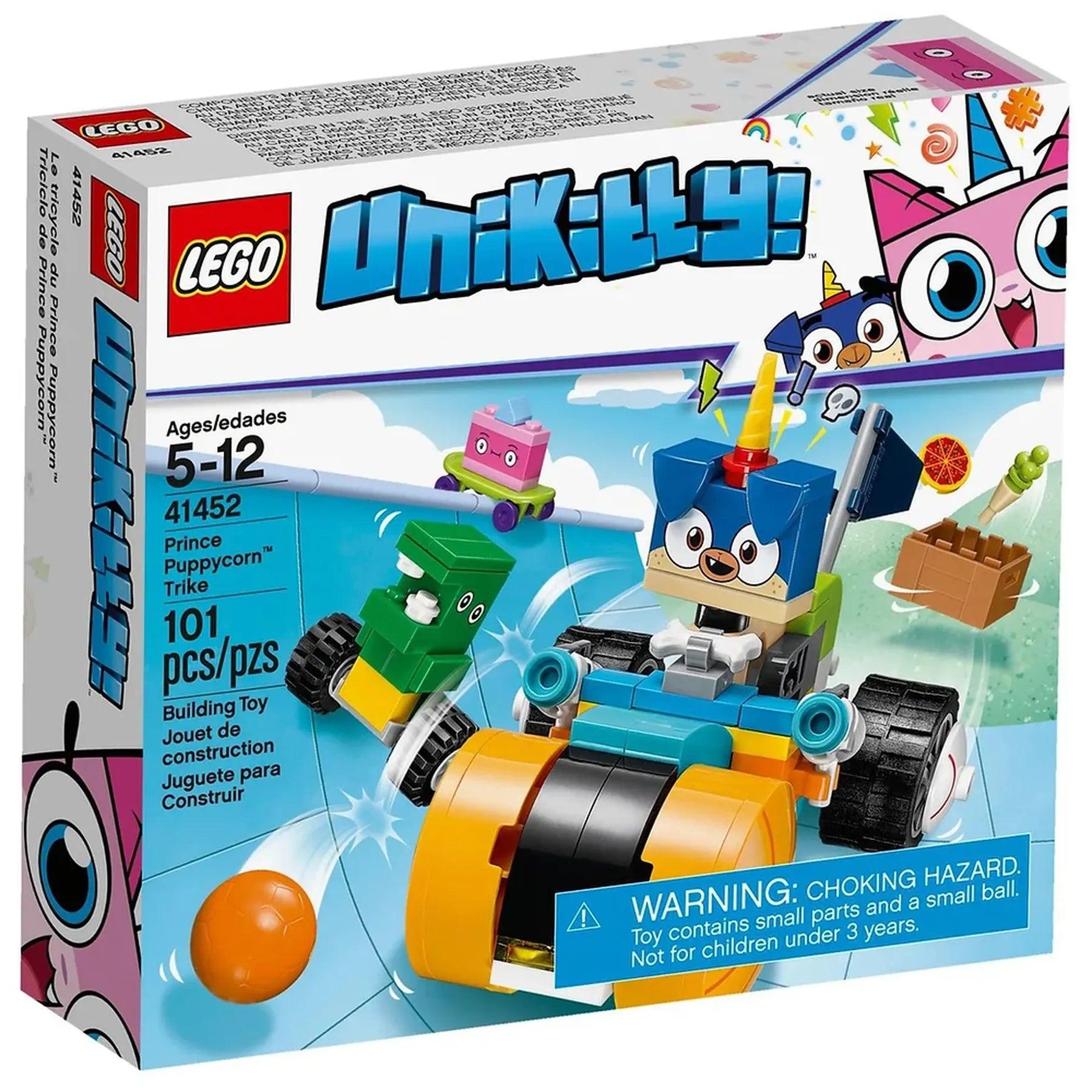 Offering a sense of nostalgia LEGOLEGO UNIKITTY! 41452 Prince Puppycorn™ Trike