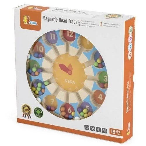 enchanting and magical wooden toys that spark the imagination Magnetic Bead Trace clock enchanting and magical wooden toys that spark the imagination Magnetic Bead Trace clock