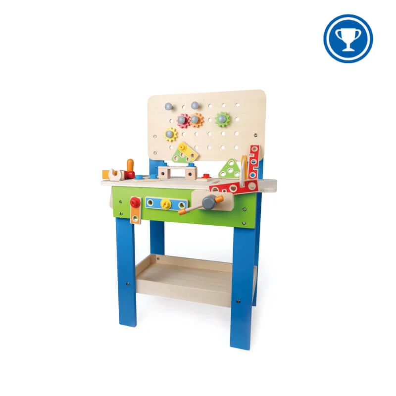 historically inspired wooden toys that teach history                   Master Workbench by Hape