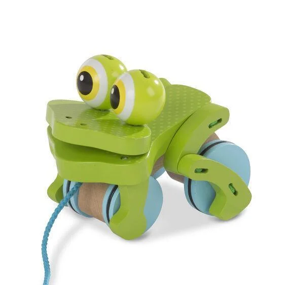 safe and child-appropriate wooden toys for different stages of development Melissa & Doug 13205 First Play Frolicking Frog Wooden Pull Toy safe and child-appropriate wooden toys for different stages of development Melissa & Doug 13205 First Play Frolicking Frog Wooden Pull Toy