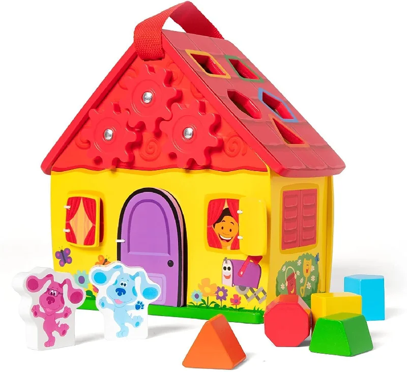 play-value packed wooden toys Melissa & Doug Blues Clues & You Wooden Take-Along House play-value packed wooden toys Melissa & Doug Blues Clues & You Wooden Take-Along House