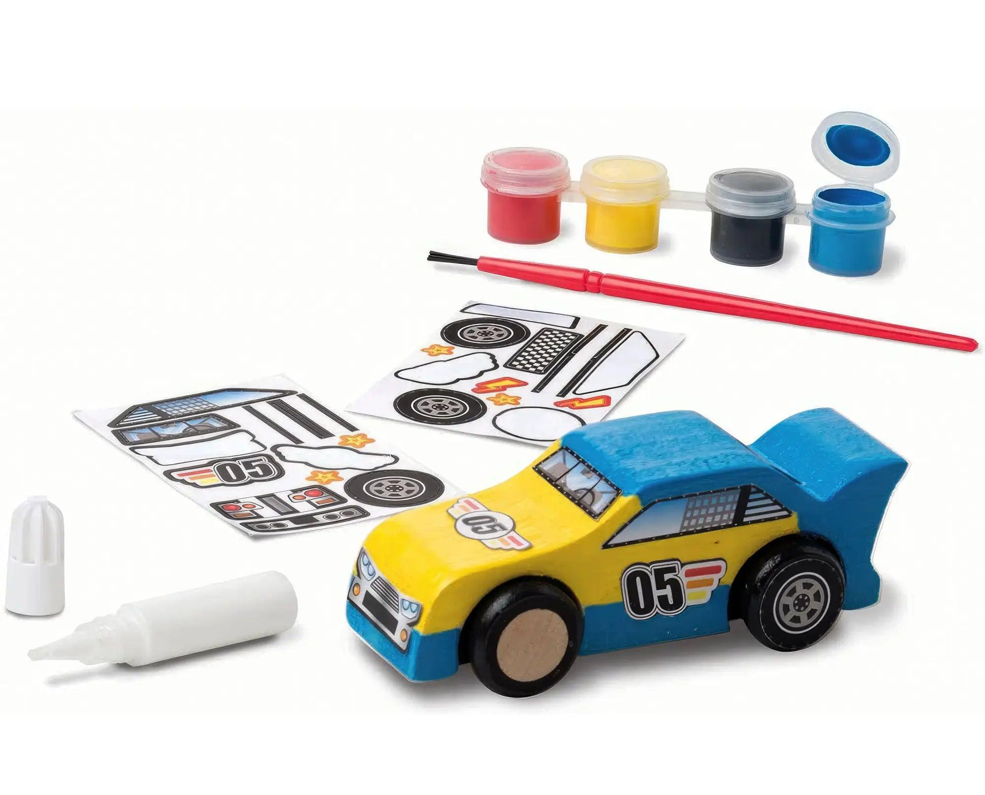 timeless classic wooden toys                   Melissa & Doug Created by Me! Race Car Wooden Craft Kit