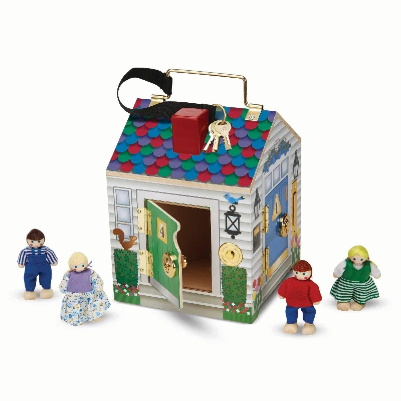 safe and non-toxic wooden toys that parents can trust Melissa & Doug 12505 Wooden Doorbell House safe and non-toxic wooden toys that parents can trust Melissa & Doug 12505 Wooden Doorbell House