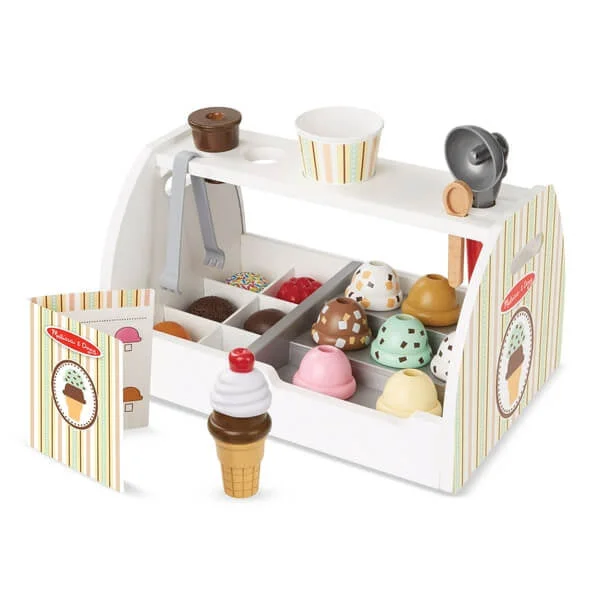 enchanting wooden toys for toddlers                   Melissa & Doug Wooden Ice Cream Counter